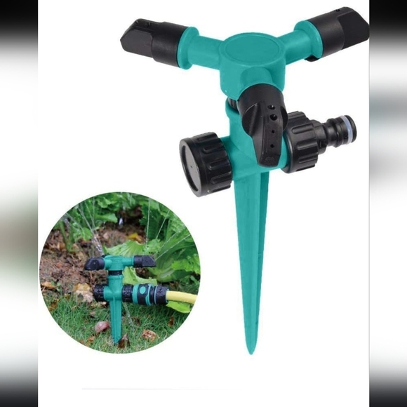 UPSTONE Lawn Sprinkler Automatic 360° Rotating Up to 3000 sq ft adjustable - Picture 4 of 7